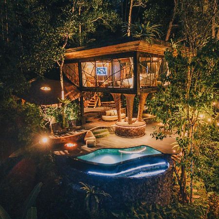 Hideout Eco Bamboo House Bali Villa Selat Kültér fotó