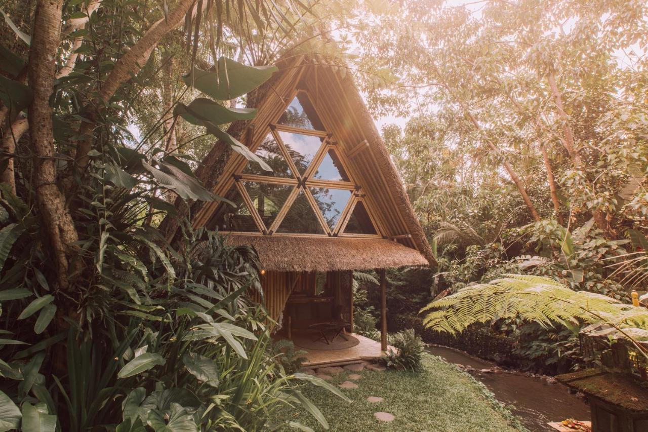 Hideout Eco Bamboo House Bali Villa Selat Kültér fotó
