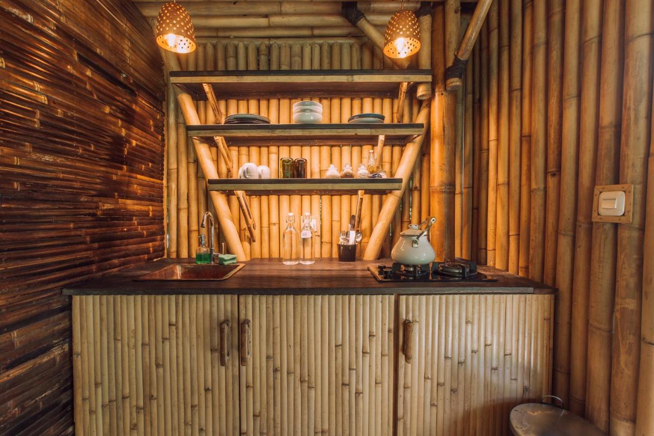 Hideout Eco Bamboo House Bali Villa Selat Kültér fotó