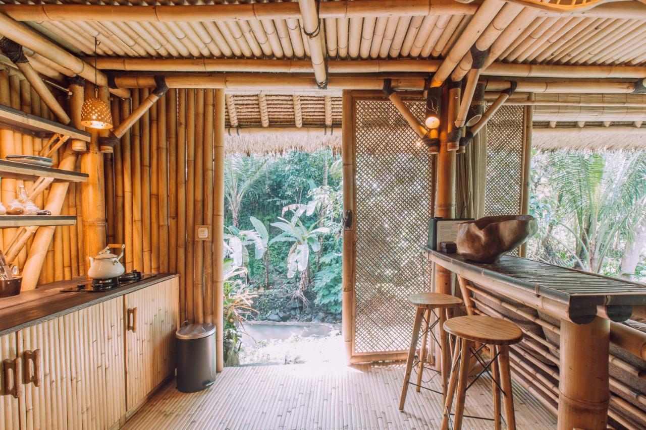 Hideout Eco Bamboo House Bali Villa Selat Kültér fotó