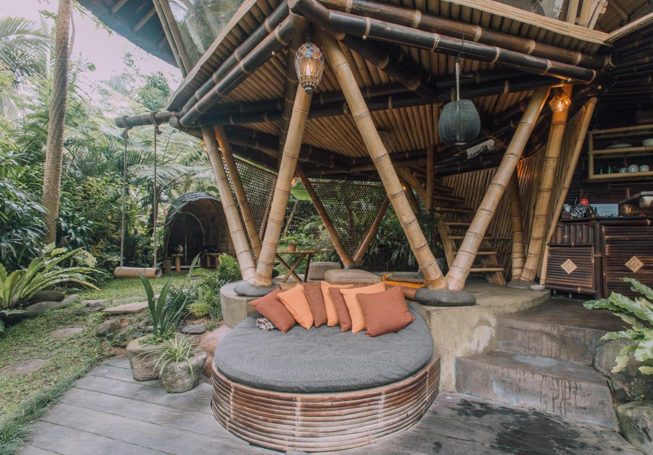 Hideout Eco Bamboo House Bali Villa Selat Kültér fotó