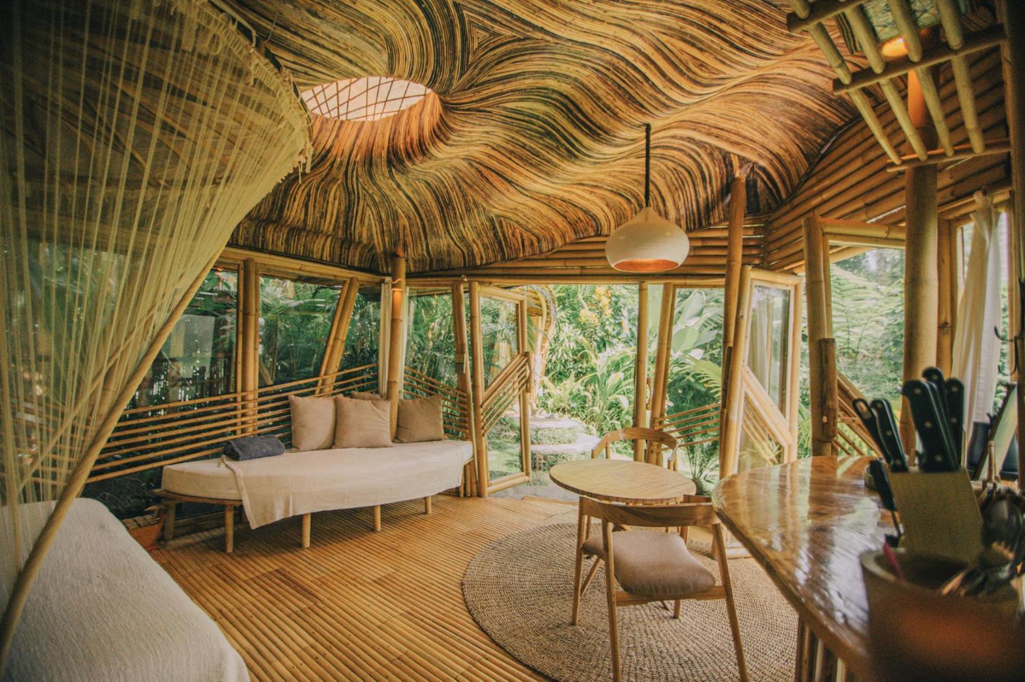 Hideout Eco Bamboo House Bali Villa Selat Kültér fotó