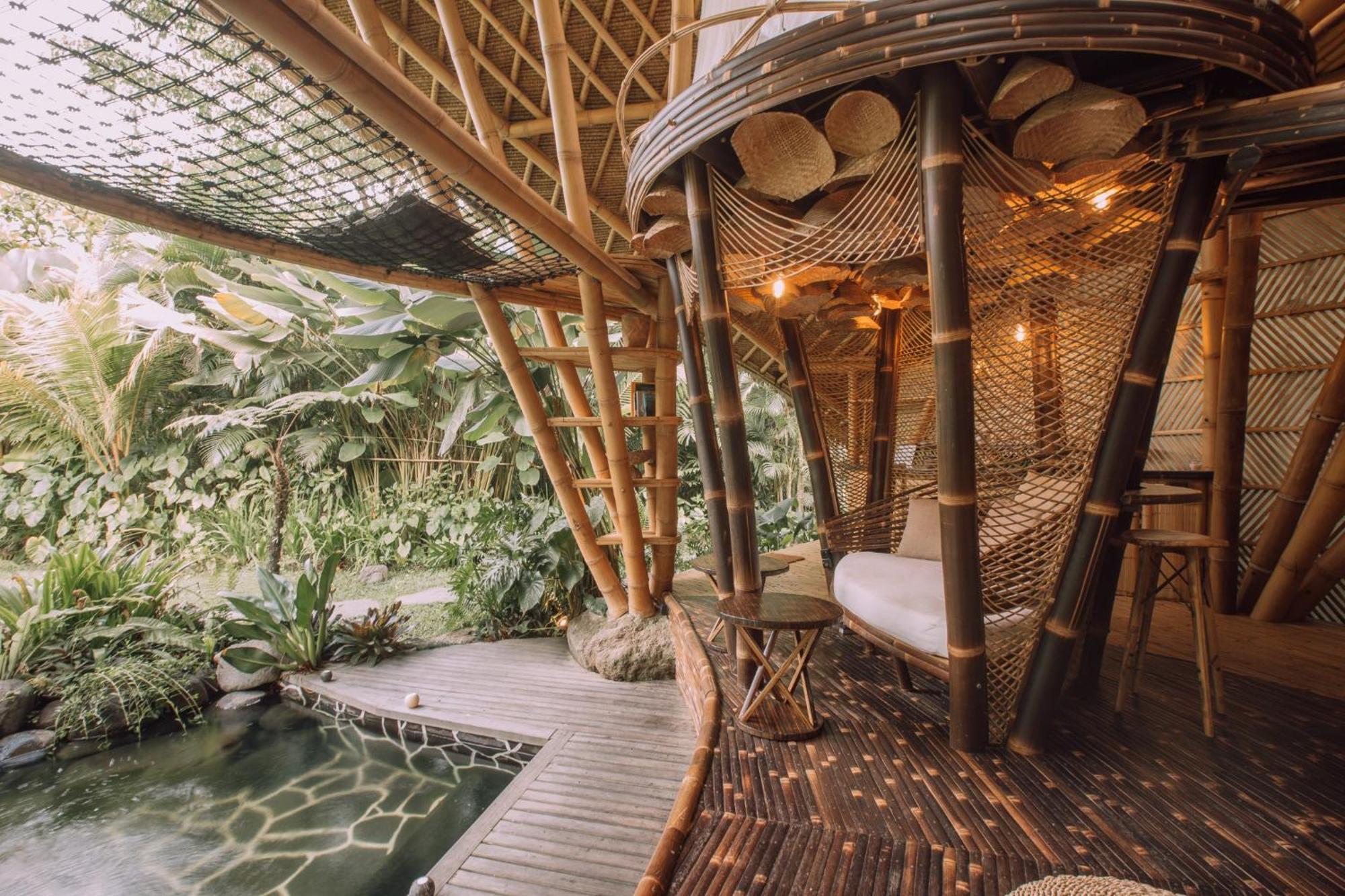 Hideout Eco Bamboo House Bali Villa Selat Kültér fotó