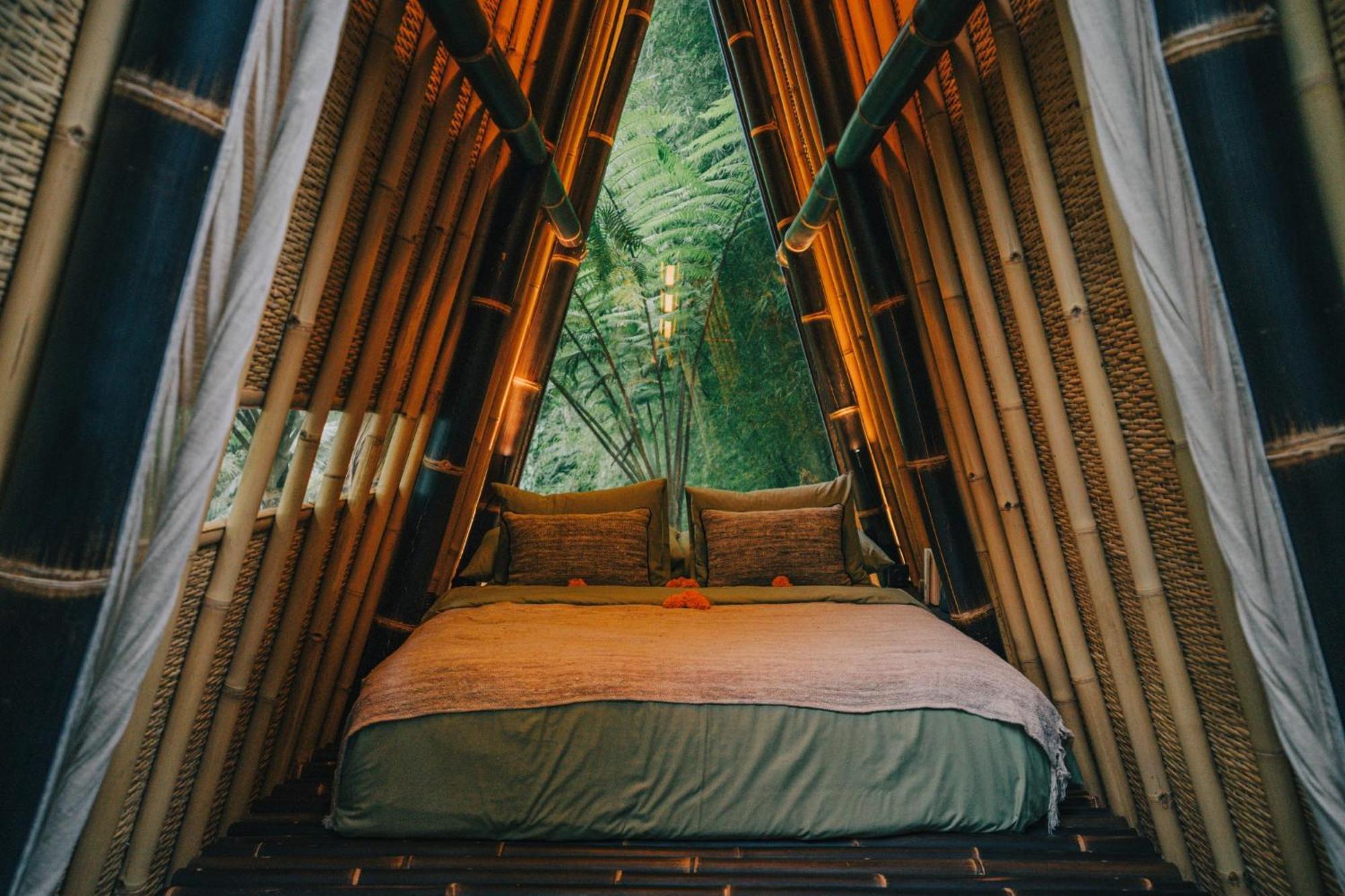 Hideout Eco Bamboo House Bali Villa Selat Kültér fotó
