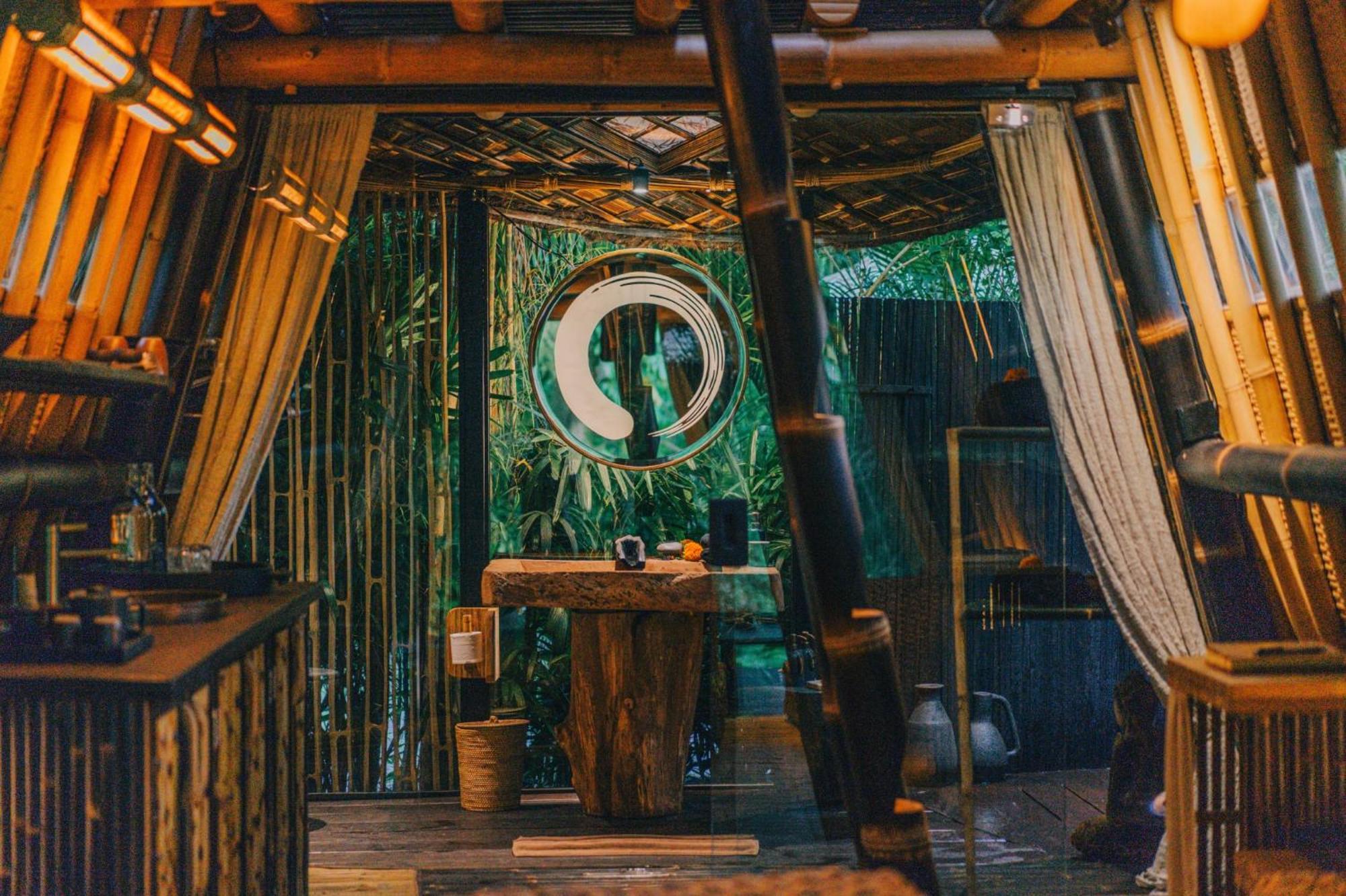 Hideout Eco Bamboo House Bali Villa Selat Kültér fotó