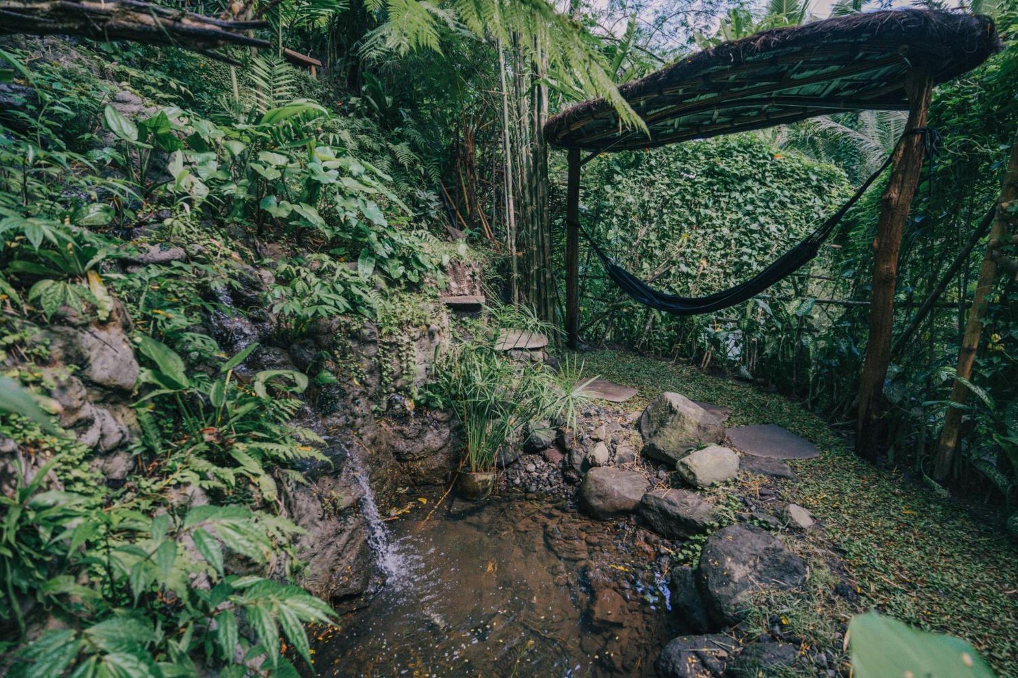 Hideout Eco Bamboo House Bali Villa Selat Szoba fotó