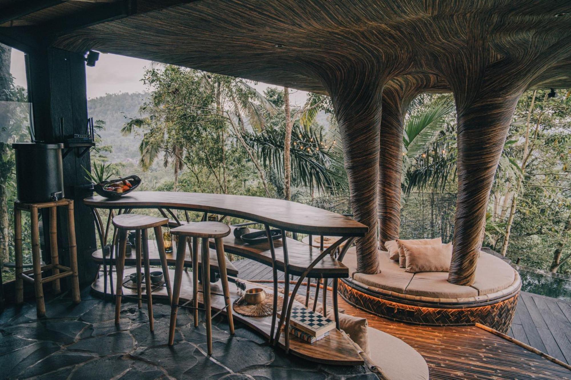 Hideout Eco Bamboo House Bali Villa Selat Kültér fotó