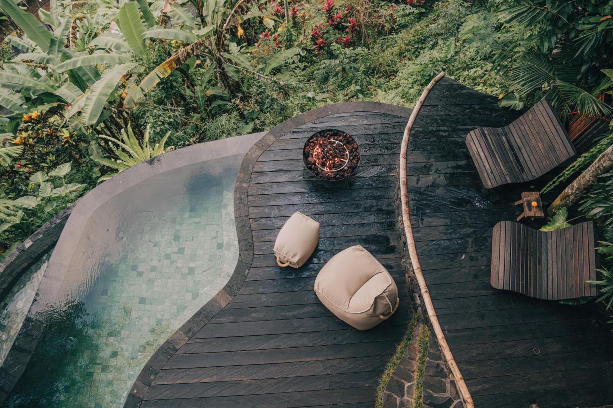 Hideout Eco Bamboo House Bali Villa Selat Szoba fotó