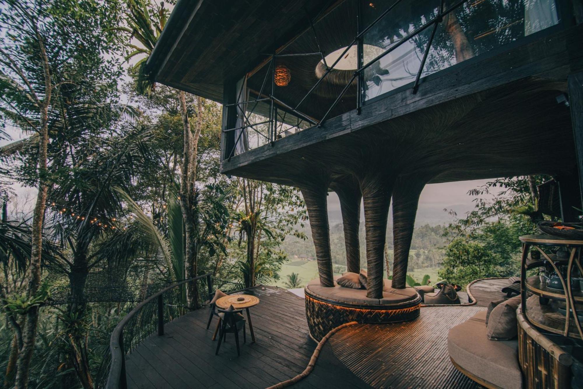 Hideout Eco Bamboo House Bali Villa Selat Szoba fotó