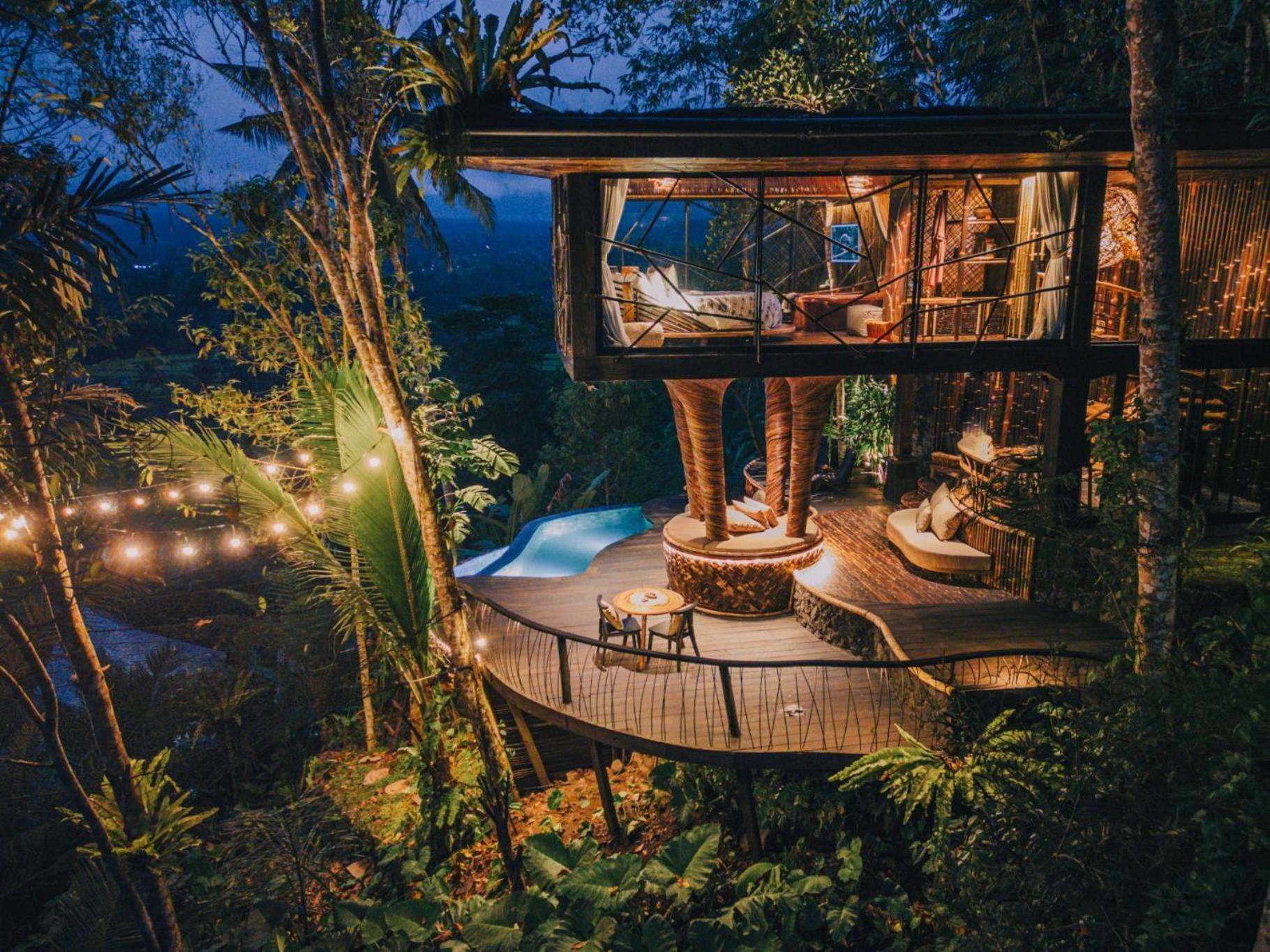 Hideout Eco Bamboo House Bali Villa Selat Kültér fotó