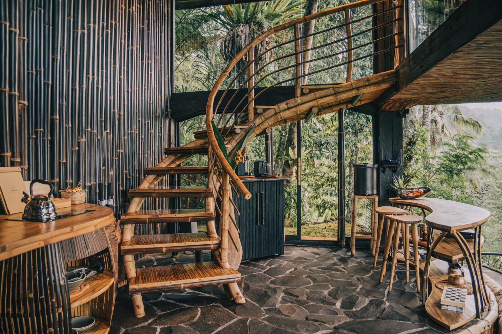 Hideout Eco Bamboo House Bali Villa Selat Kültér fotó