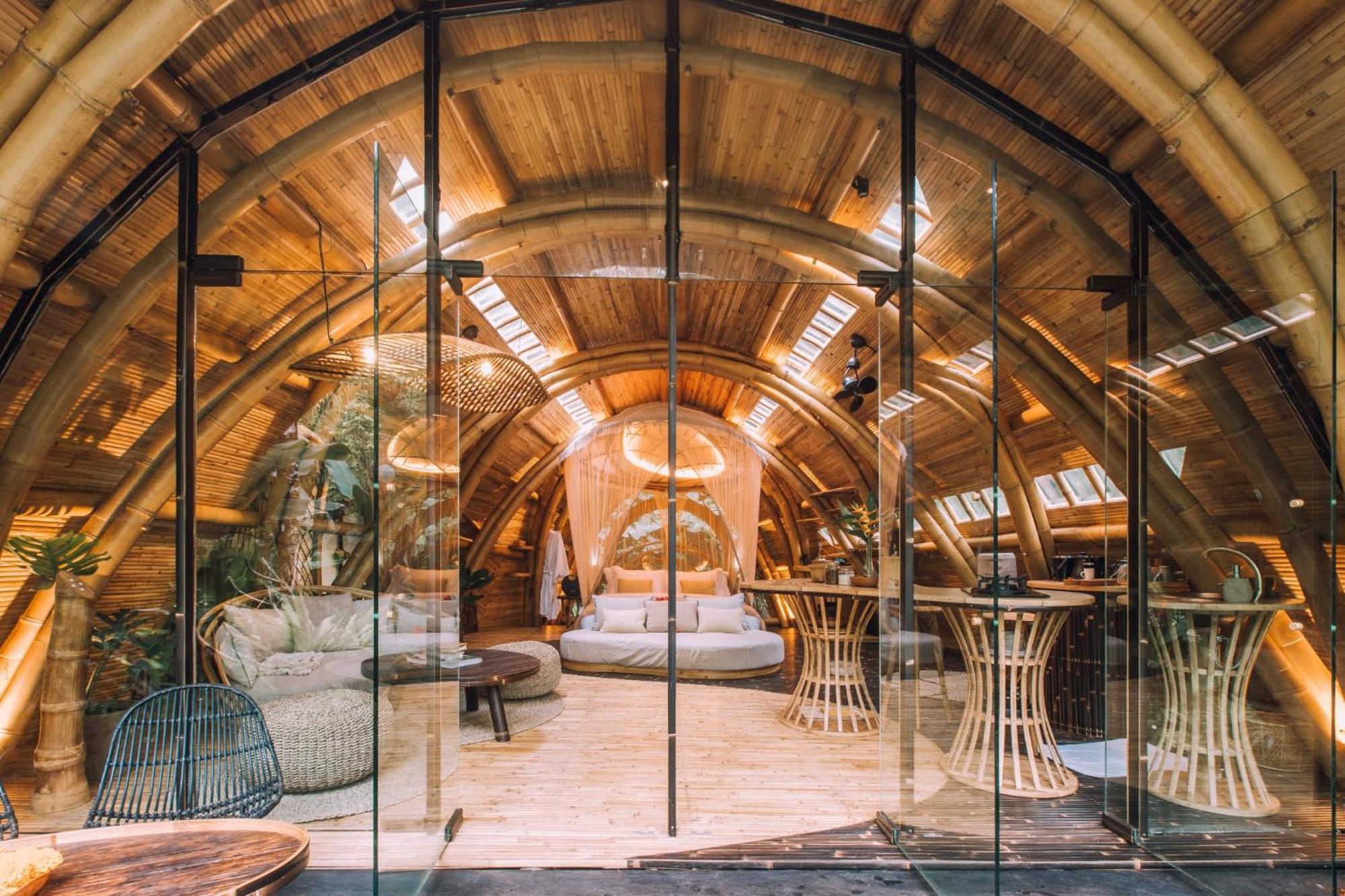 Hideout Eco Bamboo House Bali Villa Selat Kültér fotó