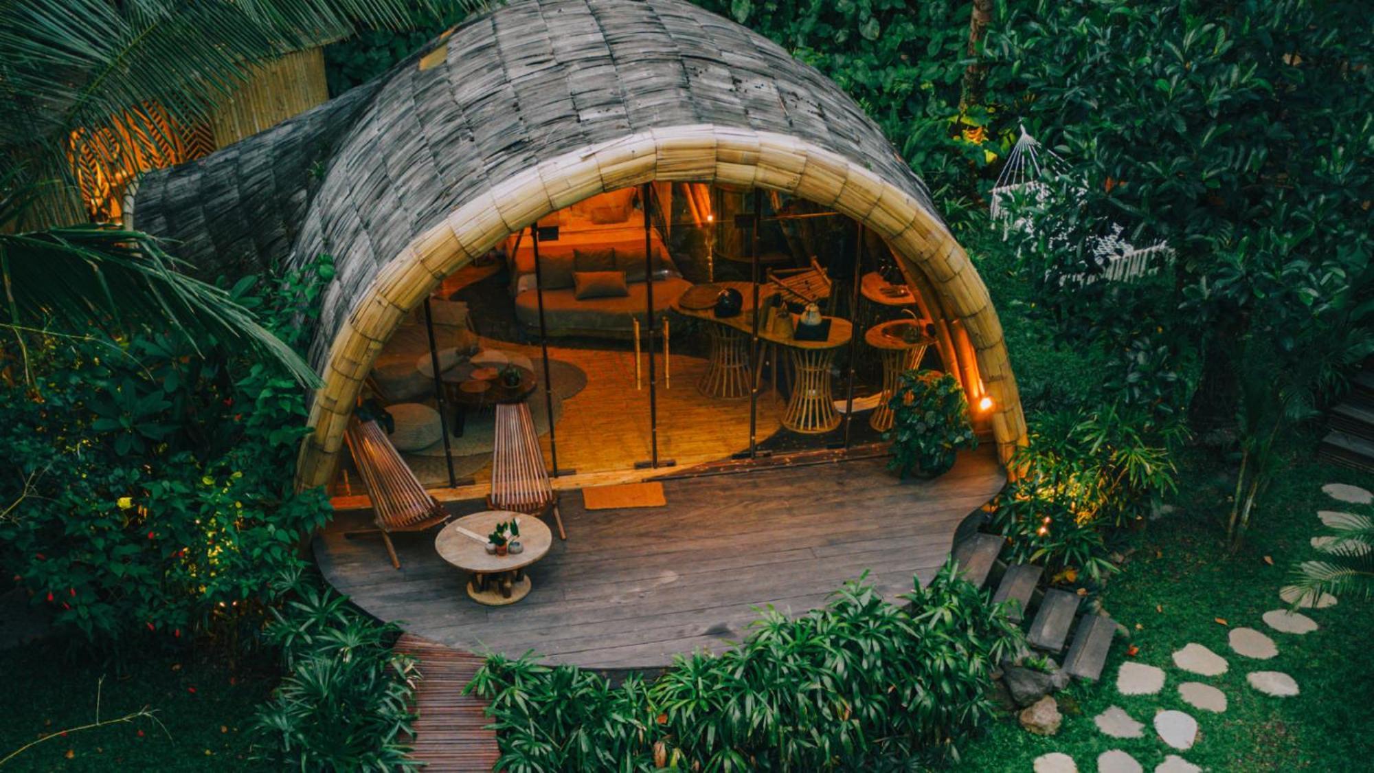 Hideout Eco Bamboo House Bali Villa Selat Kültér fotó