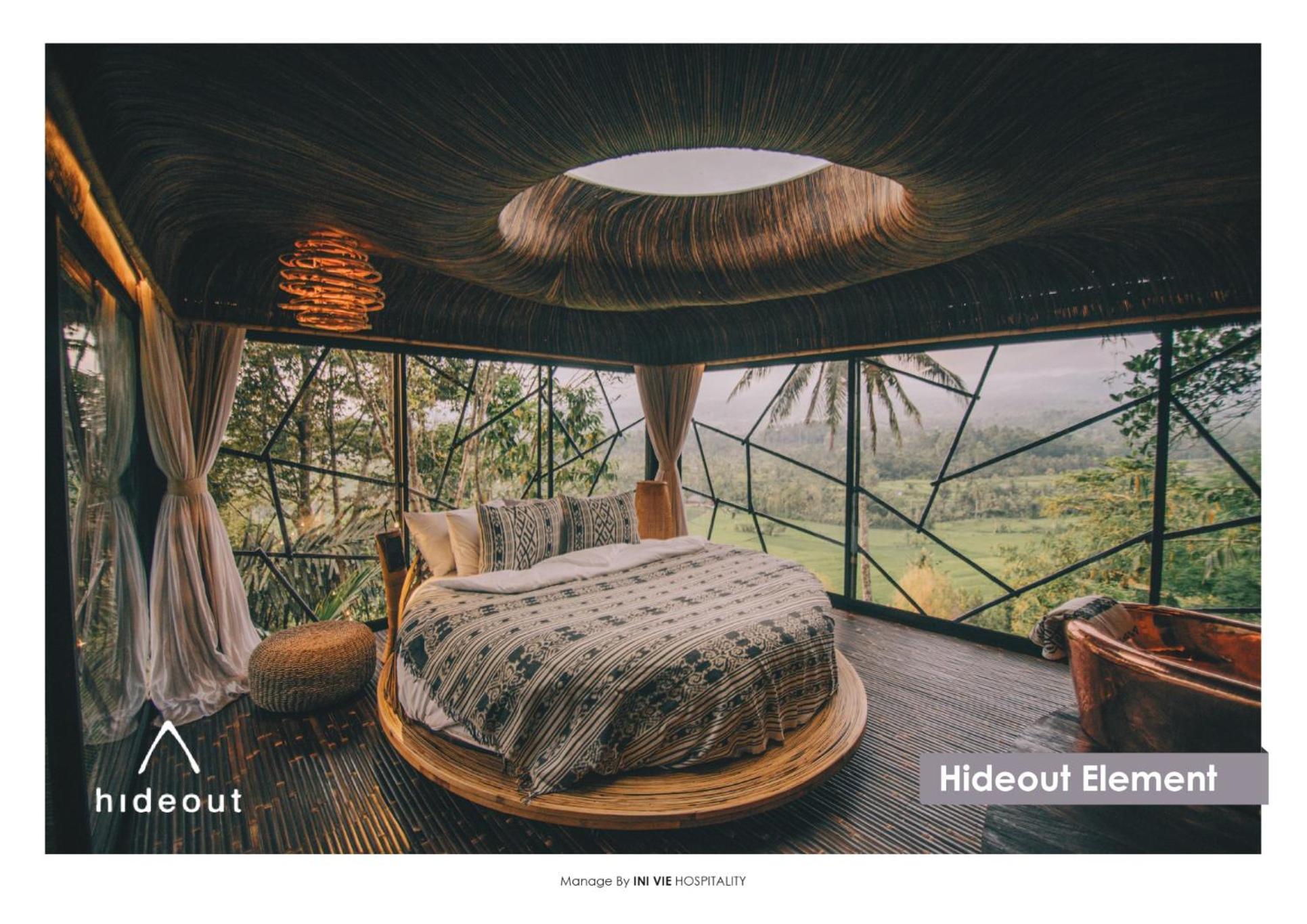 Hideout Eco Bamboo House Bali Villa Selat Szoba fotó