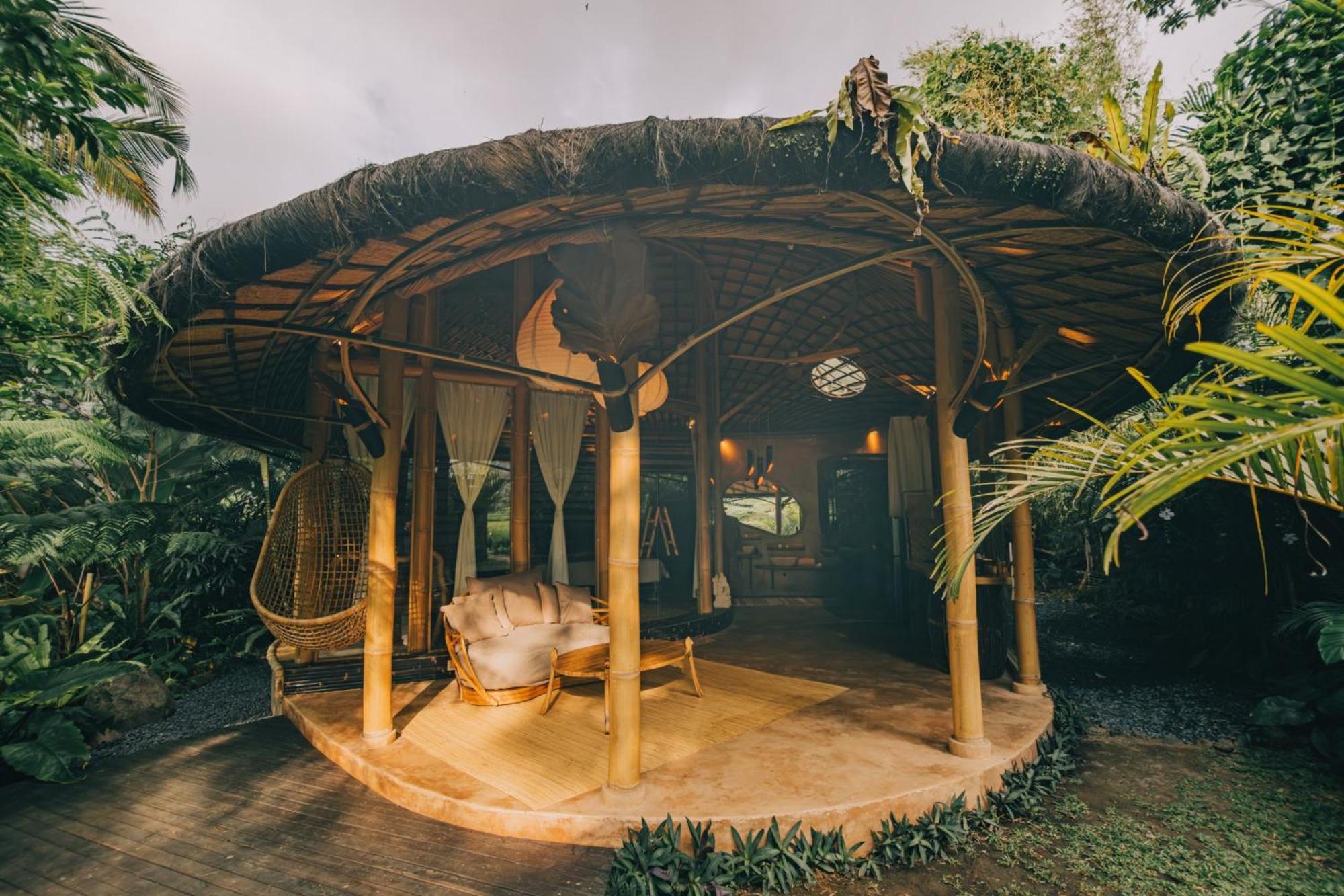 Hideout Eco Bamboo House Bali Villa Selat Szoba fotó